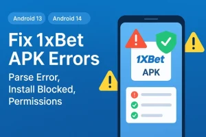 Fix 1xBet APK Errors: Parse Error, Install Blocked, Permissions