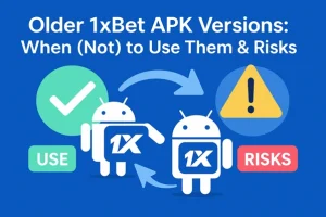 Older 1xBet APK Versions: When (Not) to Use Them & Risks